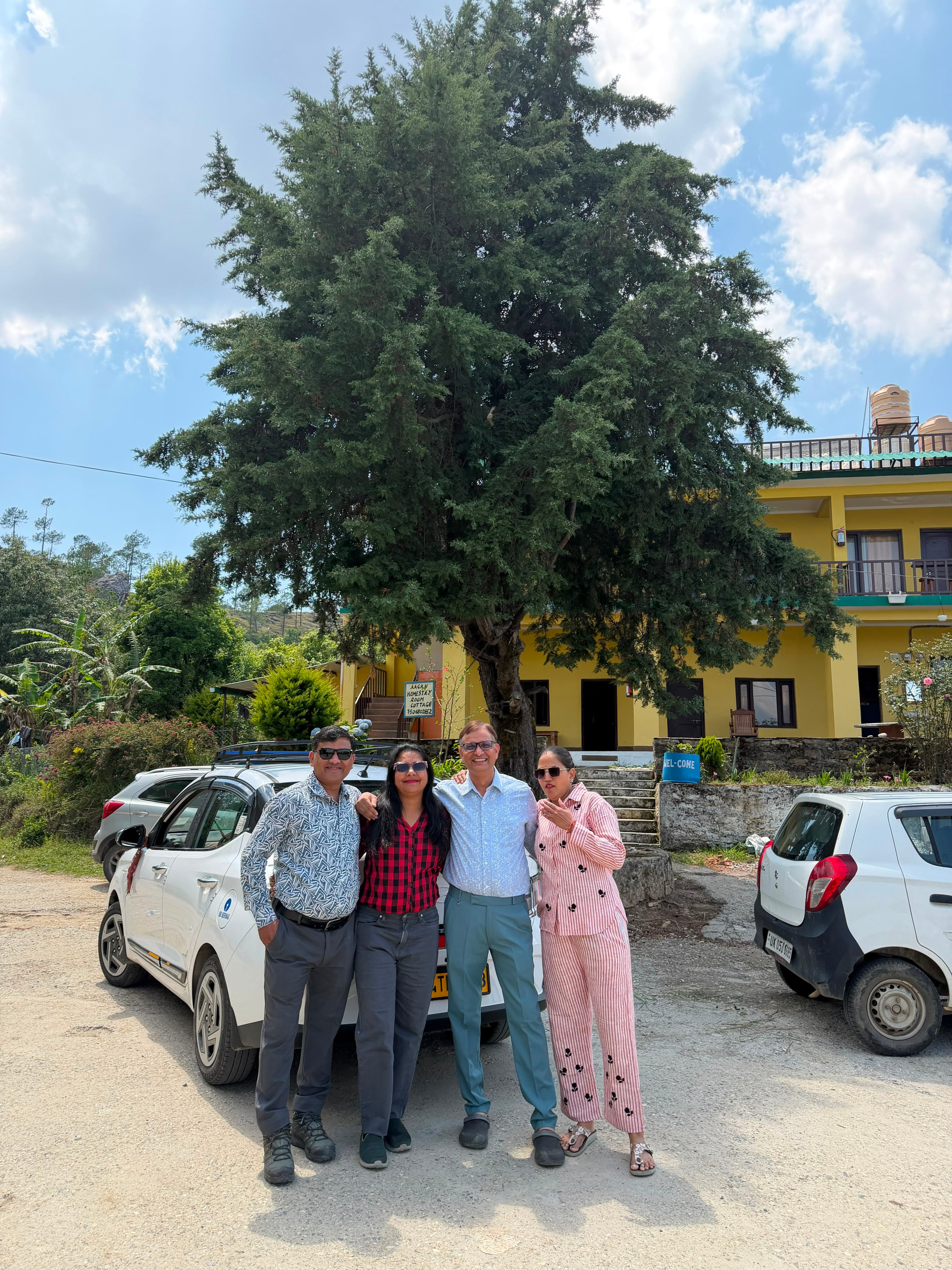 Founding team at the Dharchula office